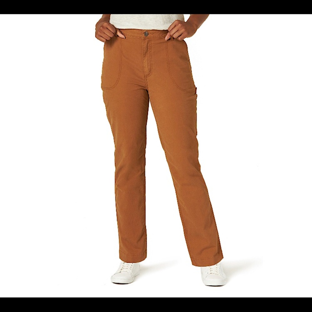 Lee Women’s Heritage High Waist Pants Caramel Brown Plus-size 14  NWT